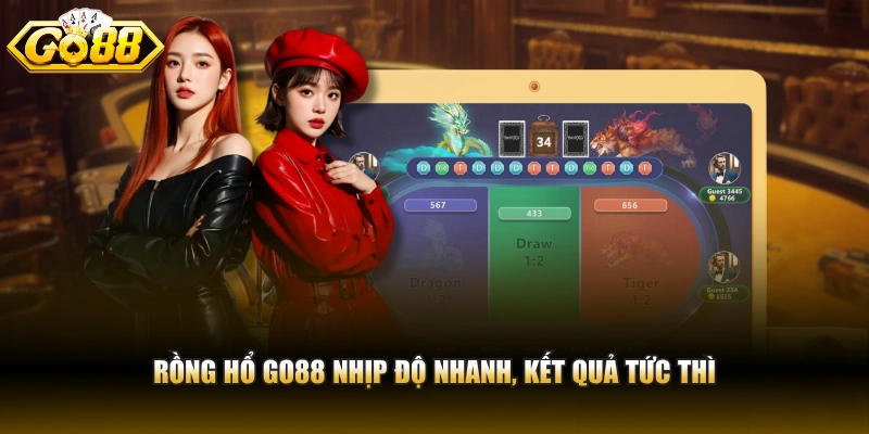 Mỗi ván Rồng Hổ Go88 diễn ra khá nhanh, tạo nên nhịp độ liên tục và hấp dẫn